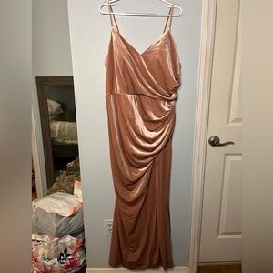 Revelry bridesmaid dress, Blush color, size 22
